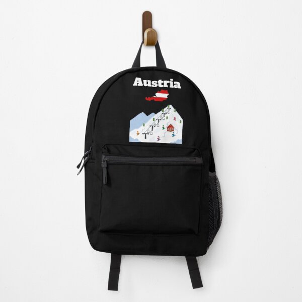 Item preview, Ski trip Austria Ski resort Chairlift Austrian flag souvenir designed and sold by Artstastic.
