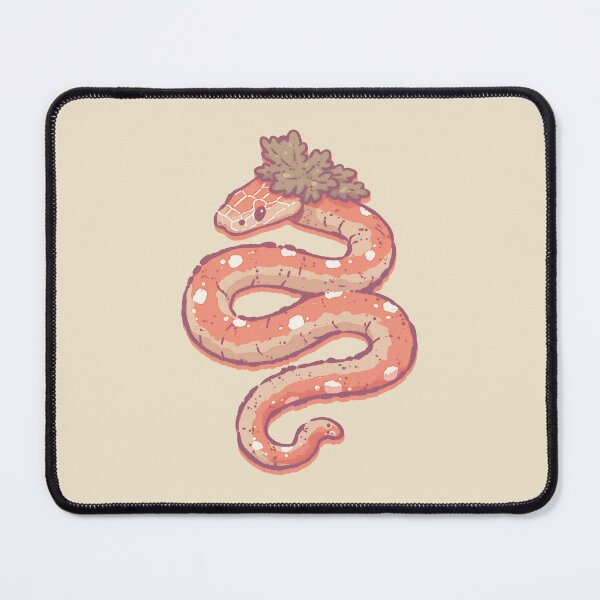 Item preview, Strawberry Snake, pastel botanical illustration designed and sold by Magnificent Lizard.