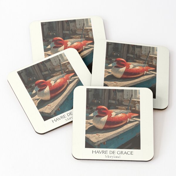Item preview, Havre de Grace Maryland | Wooden Decoy Poster designed and sold by TuncGK.