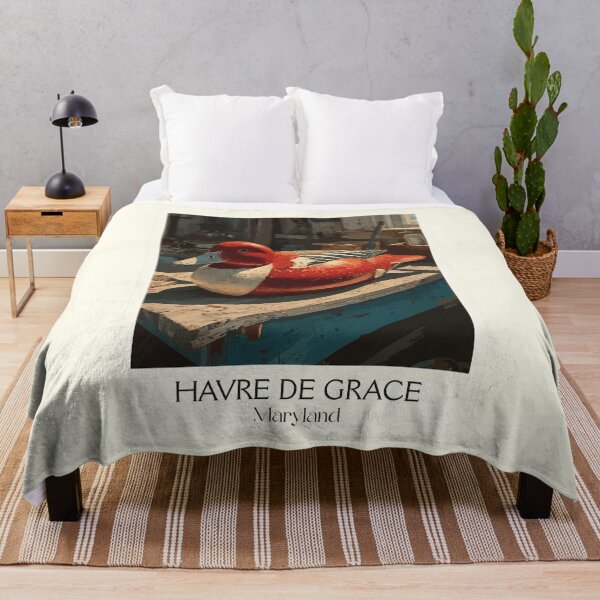 Item preview, Havre de Grace Maryland | Wooden Decoy Poster designed and sold by TuncGK.