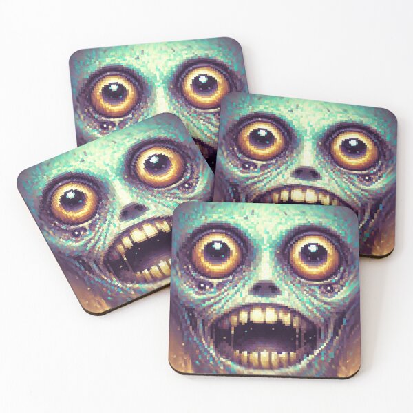 Item preview, The Pixel Watcher weird pixel art designed and sold by Raddoodler.