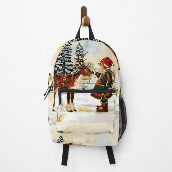 Item preview, A Moose My Size Christmas Vintage Pine Snow Girl designed and sold by Ciervo Primavera.
