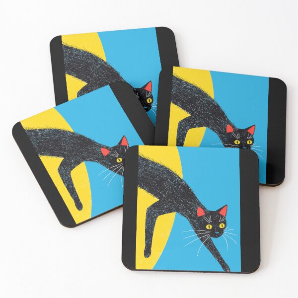 Item preview, Playful Black Cat designed and sold by Liededrom..