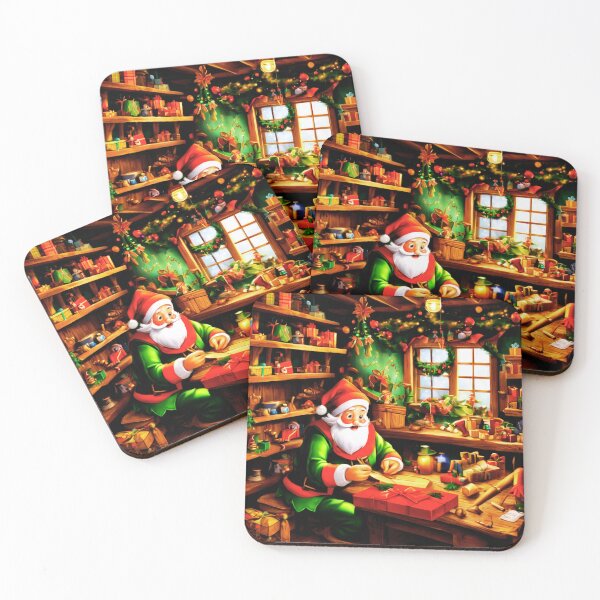 Item preview, Elves in the Workshop designed and sold by Zofia Sosnecka.