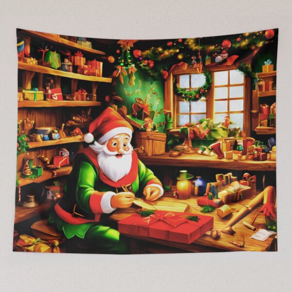 Item preview, Elves in the Workshop designed and sold by Zofia Sosnecka.