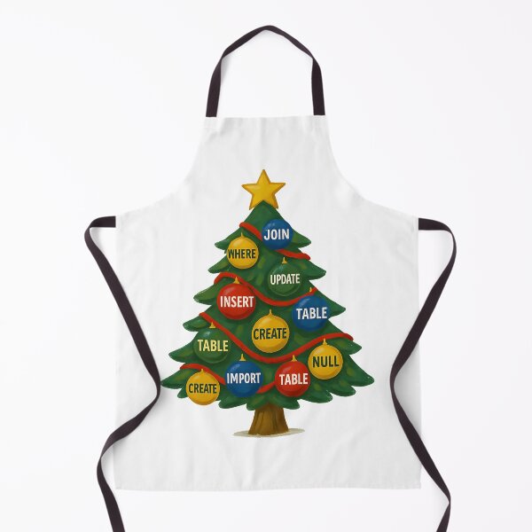 Artikelvorschau, SQL-Weihnachtsbaum – SELECT * FROM Feiertage entworfen und verkauft von Nerd Romance Café.