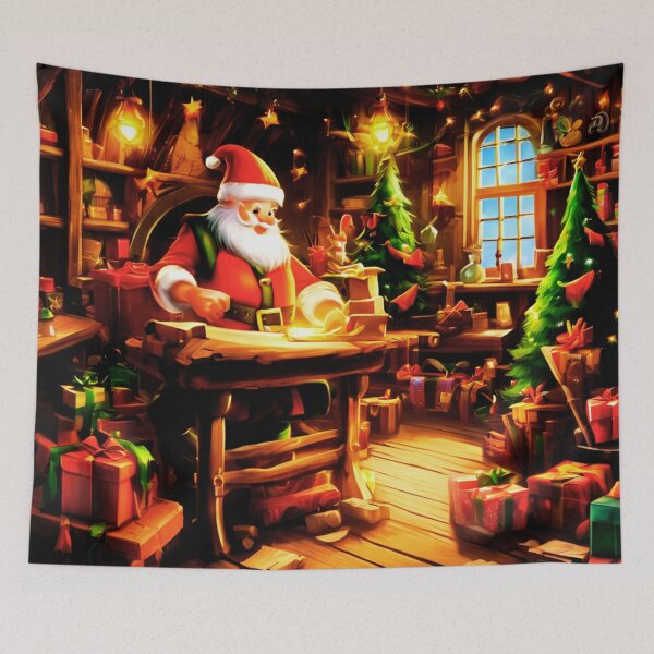Item preview,  Elves in the Workshop designed and sold by Zofia Sosnecka.