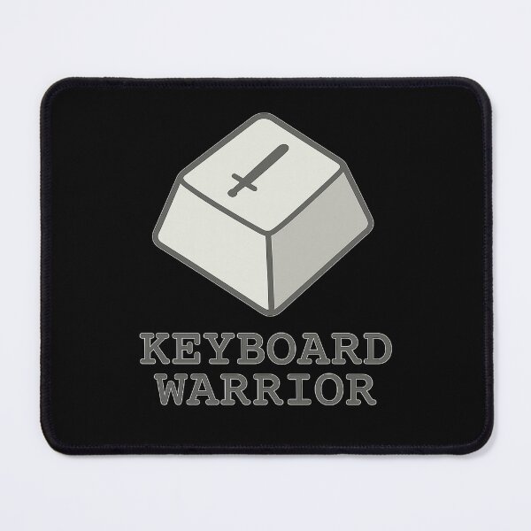 Item preview, Keyboard Warrior One Key Deadpan designed and sold by ThoughtsInTheOpen.
