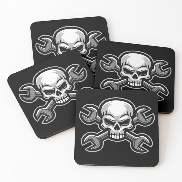 Item preview, Skull & Wrenches T-Shirt – For real mechanics ?? designed and sold by drizzd.