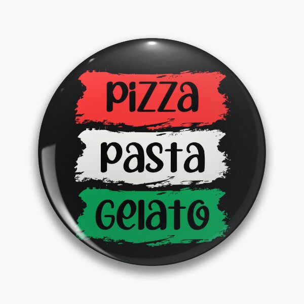 Item preview, Pizza, Pasta, Gelato - ITALIA - Country Pride - Italian Flag - Distress Italy Flag designed and sold by Sun Sand & Sea Art.