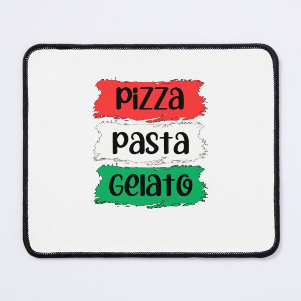 Item preview, Pizza, Pasta, Gelato - ITALIA - Country Pride - Italian Flag - Distress Italy Flag designed and sold by Sun Sand & Sea Art.