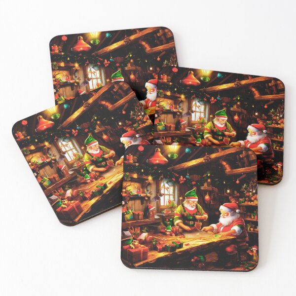 Item preview, Elves in the Workshop designed and sold by Zofia Sosnecka.