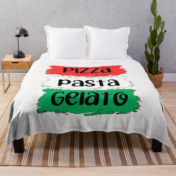 Item preview, Pizza, Pasta, Gelato - ITALIA - Country Pride - Italian Flag - Distress Italy Flag designed and sold by Sun Sand & Sea Art.