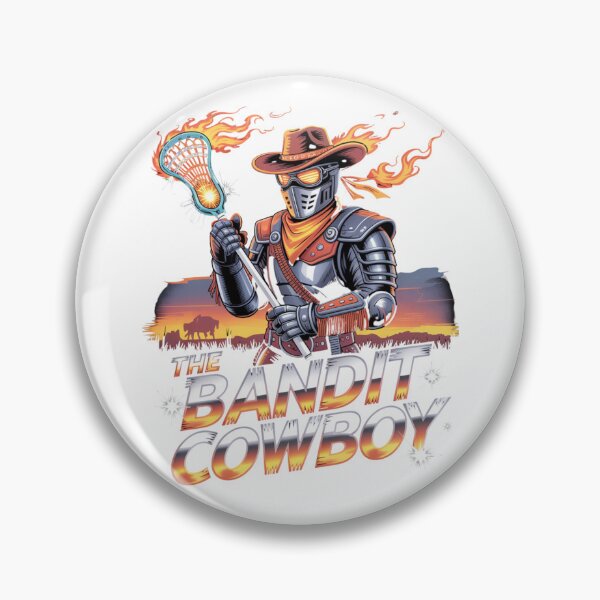 Item preview, El Vaquero Bandido – Camiseta pirata de los 90, héroe del lacrosse del salvaje oeste de los Buffalo Bandits designed and sold by Thogan0416.