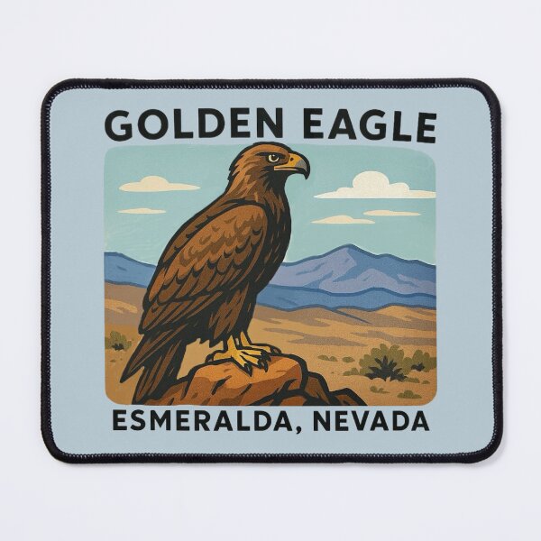Item preview, Esmeralda, Nevada - Golden Eagle designed and sold by Myra365Art.
