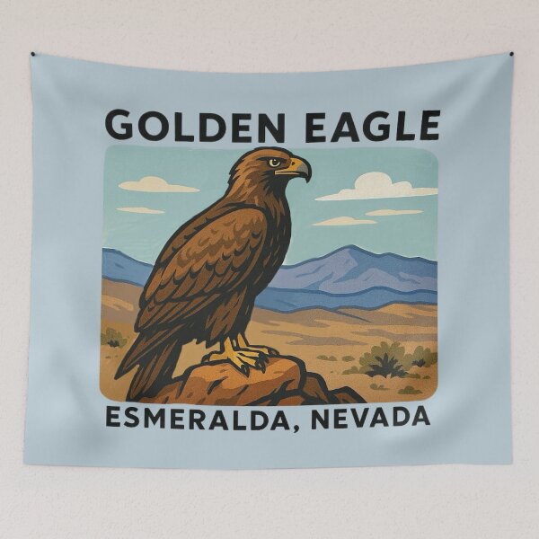 Item preview, Esmeralda, Nevada - Golden Eagle designed and sold by Myra365Art.