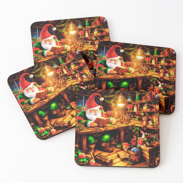 Item preview,  Elves in the Workshop designed and sold by Zofia Sosnecka.