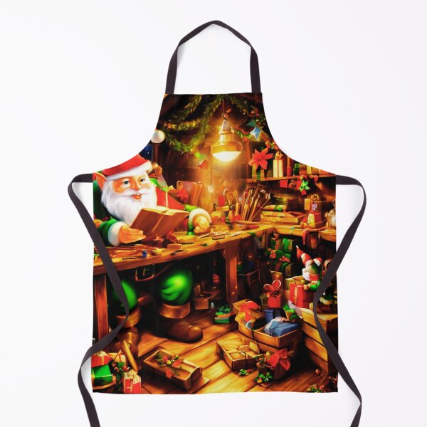 Item preview, Elves in the Workshop designed and sold by Zofia Sosnecka.