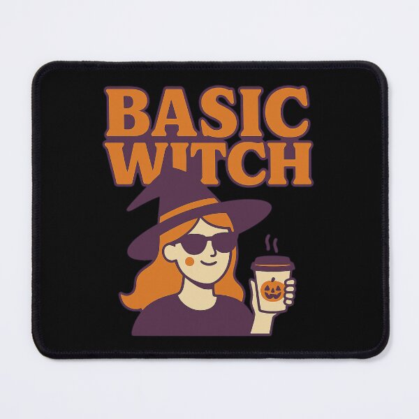 Item preview, Basic Witch – Funny Coffee-Loving Halloween Design designed and sold by AddictiveDesign.