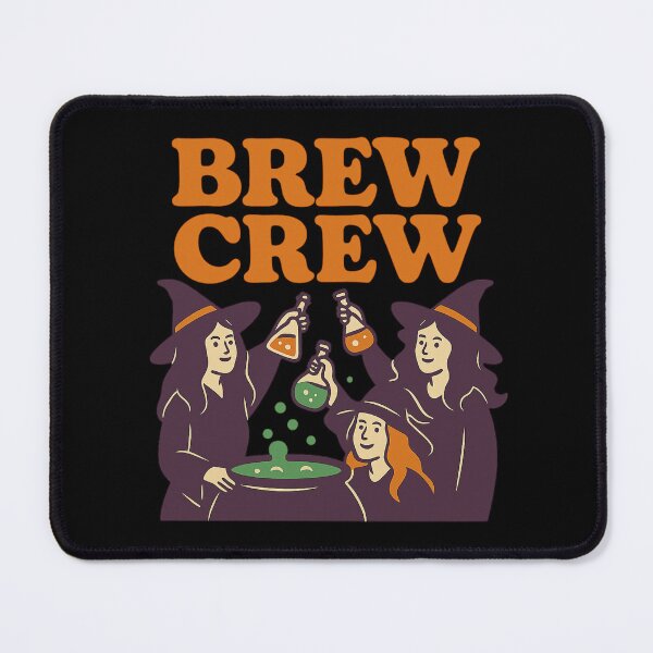 Item preview, Brew Crew – Funny Halloween Witch Cauldron Design designed and sold by AddictiveDesign.