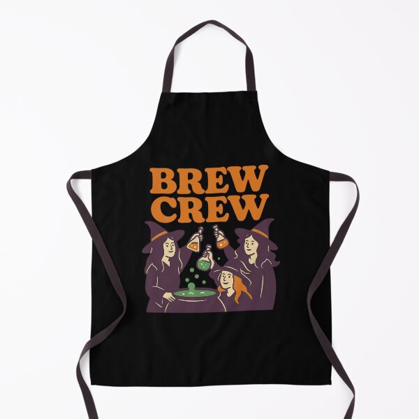 Item preview, Brew Crew – Funny Halloween Witch Cauldron Design designed and sold by AddictiveDesign.
