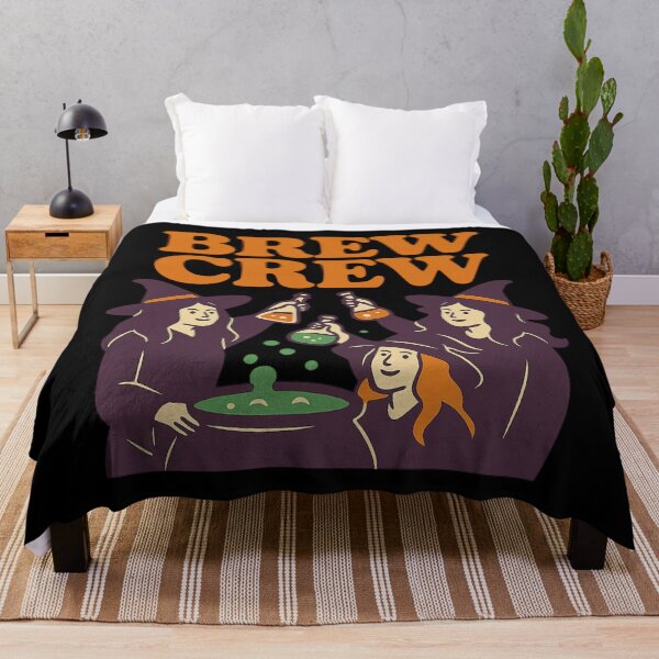 Item preview, Brew Crew – Funny Halloween Witch Cauldron Design designed and sold by AddictiveDesign.