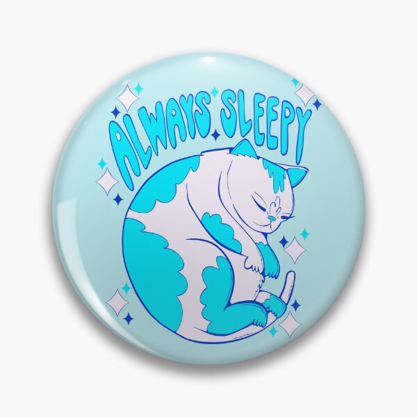 Item preview, always sleepy - sleeping cat designed and sold by crestfallenmermaid.