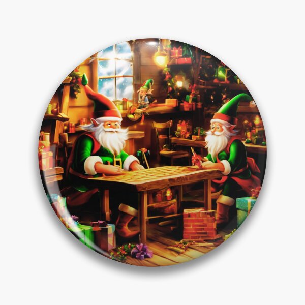 Item preview, Elves in the Workshop designed and sold by Zofia Sosnecka.