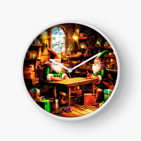Item preview, Elves in the Workshop designed and sold by Zofia Sosnecka.