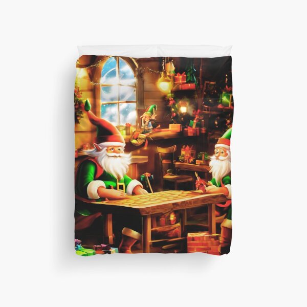Item preview, Elves in the Workshop designed and sold by Zofia Sosnecka.