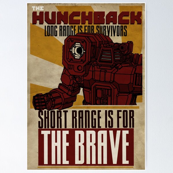 Item preview, Battletech 'Mechs: The Hunchback designed and sold by Blunderstated.