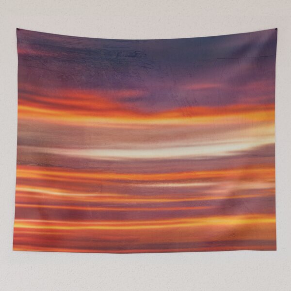 Item preview, Textured Sunrise II - Red designed and sold by Skyline-Art-Inc.