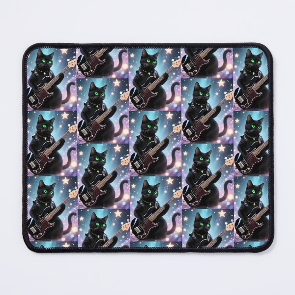 Item preview, Emerald-Eyed Nebula Bass Cat designed and sold by Melody-Merch.
