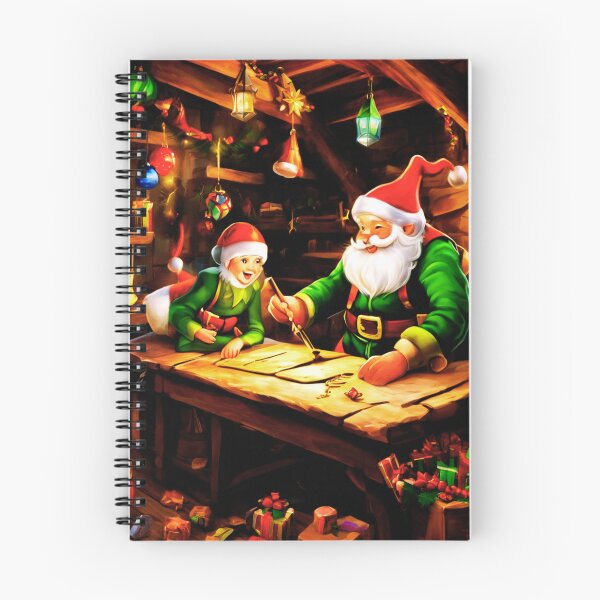 Item preview, Elves in the Workshop designed and sold by Zofia Sosnecka.