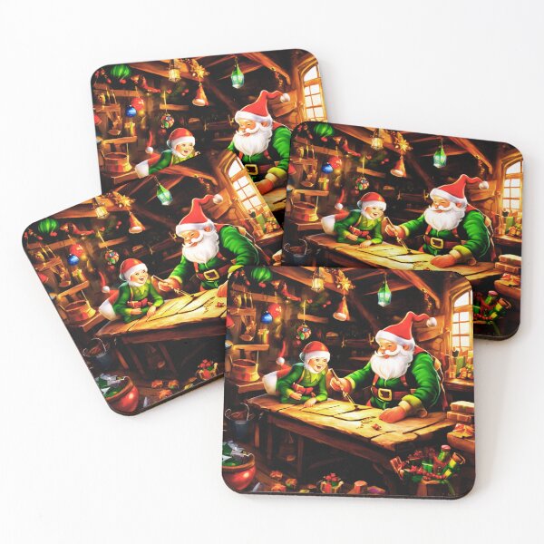 Item preview, Elves in the Workshop designed and sold by Zofia Sosnecka.