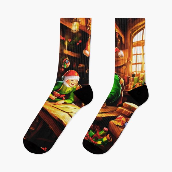 Item preview, Elves in the Workshop designed and sold by Zofia Sosnecka.