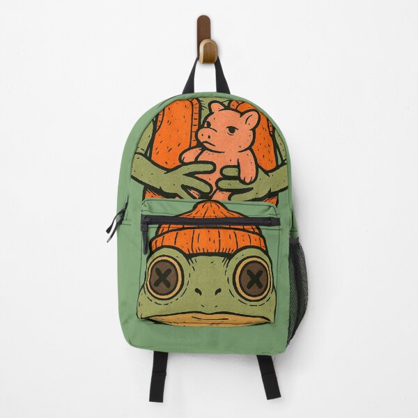 Item preview, Frog With Pig Toy – Weird Cute Pop Surrealism designed and sold by Raddoodles.