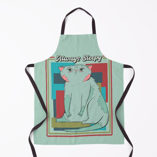 Item preview, always sleepy tired cat art designed and sold by crestfallenmermaid.