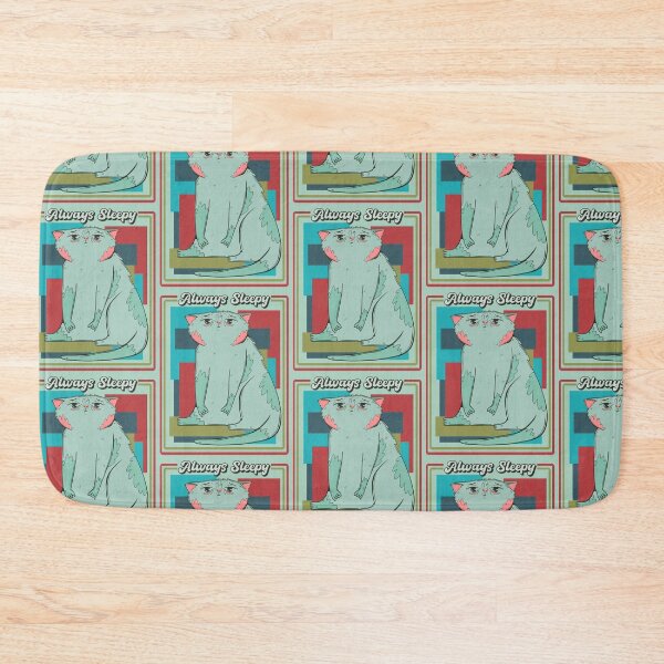Item preview, always sleepy tired cat art designed and sold by crestfallenmermaid.