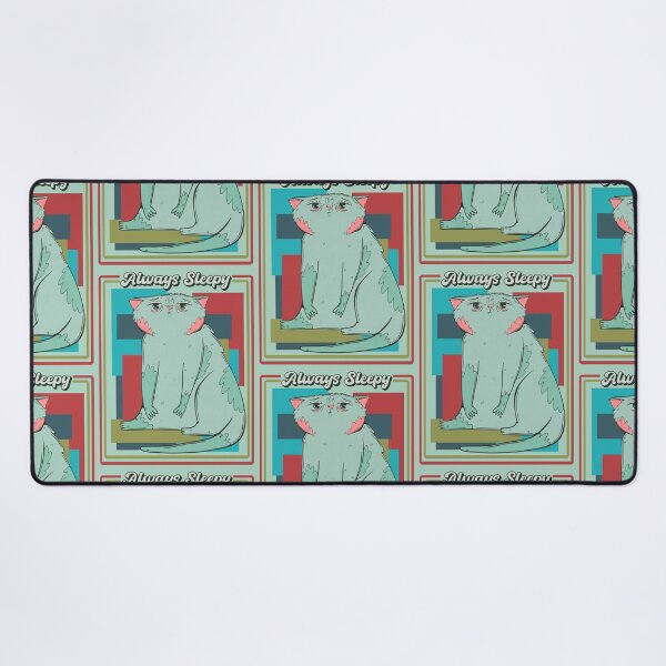 Item preview, always sleepy tired cat art designed and sold by crestfallenmermaid.