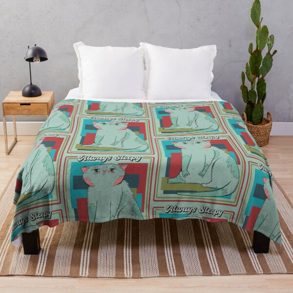 Item preview, always sleepy tired cat art designed and sold by crestfallenmermaid.