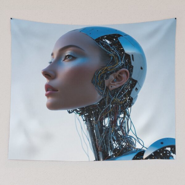 Item preview, Platinum Cyborg Woman 3 designed and sold by 3dvirtualand.