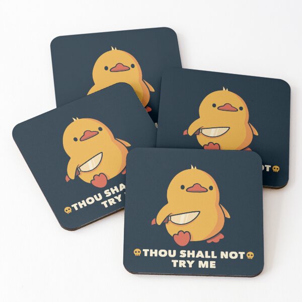 Item preview, Thou Shall Not Try Me Funny Duck by Tobe Fonseca designed and sold by Tobe Fonseca®.