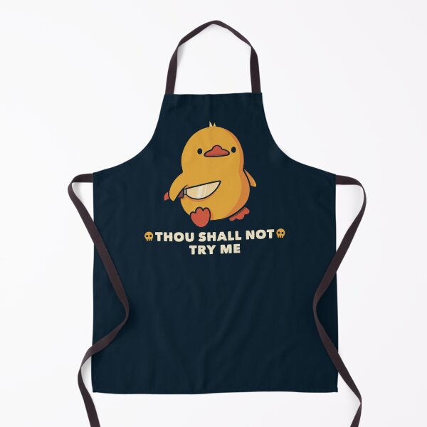 Item preview, Thou Shall Not Try Me Funny Duck by Tobe Fonseca designed and sold by Tobe Fonseca®.