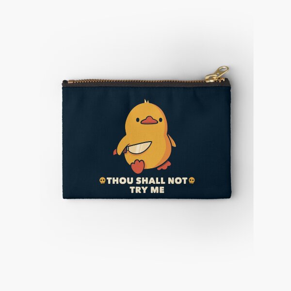 Item preview, Thou Shall Not Try Me Funny Duck by Tobe Fonseca designed and sold by Tobe Fonseca®.