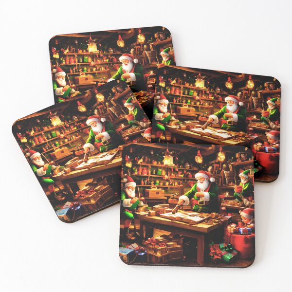 Item preview, Elves in the Workshop designed and sold by Zofia Sosnecka.