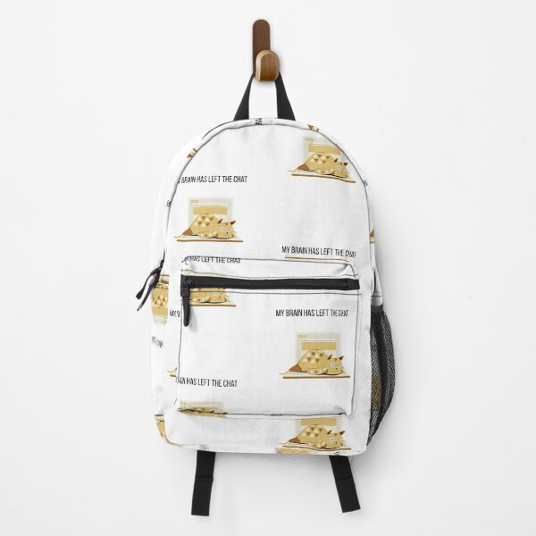 Item preview, My brain has ledt the chat designed and sold by StudyCat Studio.