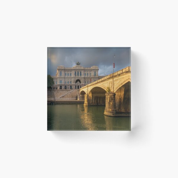 Item preview, Court of Cassation and Ponte Umberto in Sunset Light designed and sold by Kasia Design.