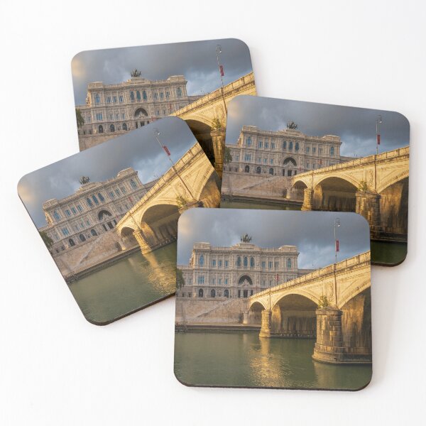 Item preview, Court of Cassation and Ponte Umberto in Sunset Light designed and sold by Kasia Design.