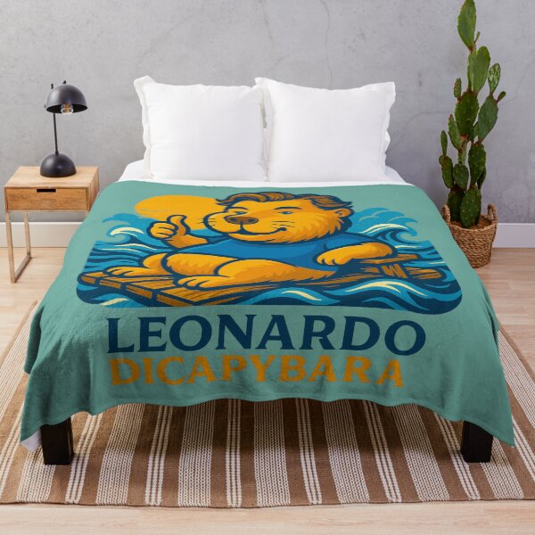 Item preview, Leonardo DiCapybara – King of the Raft designed and sold by OddJobsOnly.